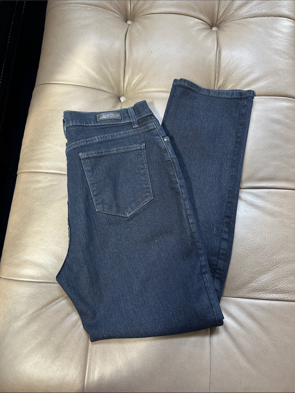 Lee Women's Dark Blue Straight-Leg Jeans